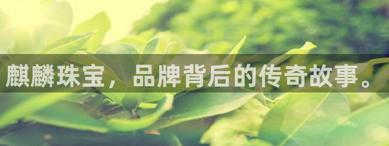 众腾娱乐平台群7O777:麒麟珠宝,品牌背后的传奇故事。